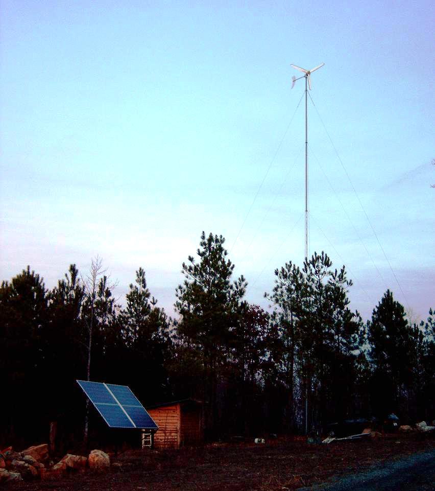 abundant renewable energy ARE 110 2.5kw wind turbine